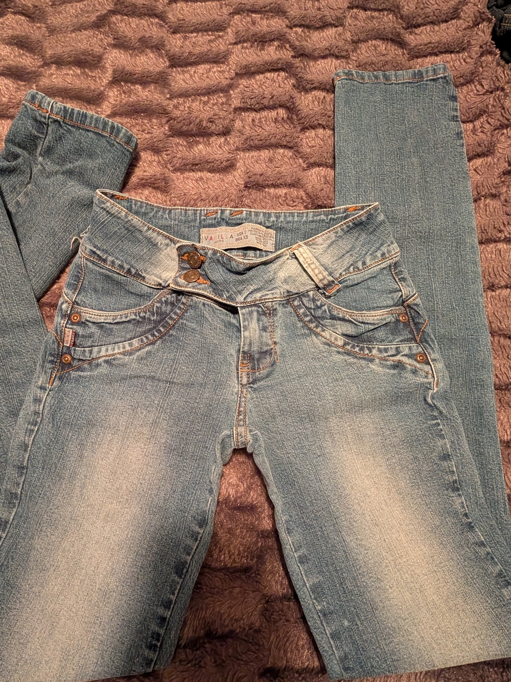 Light Blue Straight-Leg Women’s Jeans - Unbranded